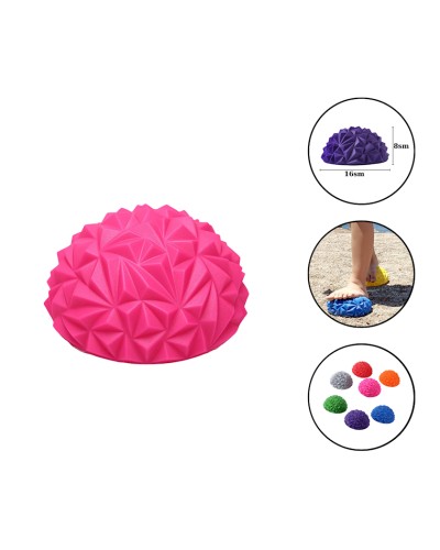 Yarıyumru massaj topu ayaqlar üçün Gymnic 1022 PVC, çəhrayı, 16 sm
