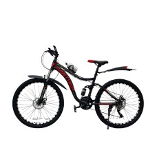 Dağ velosipedi Panther PNTAMR2607QRM, qara/qırmızı