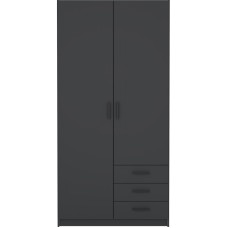 Şkaf Art Mebel Art-80-43, boz, 210х80х50 sm
