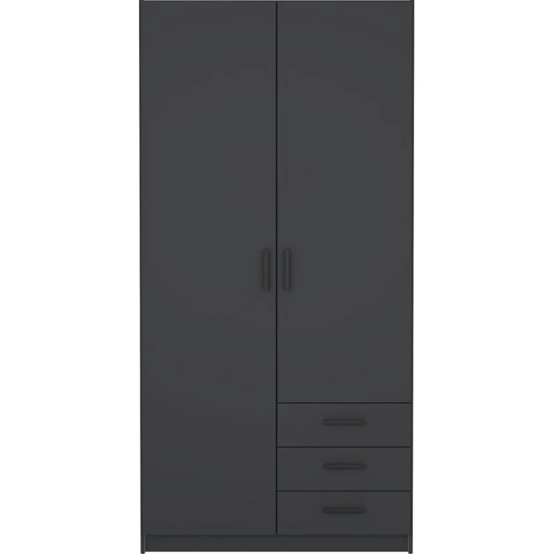 Шкаф Art Mebel Art-80-43, серый, 210х80х50 см