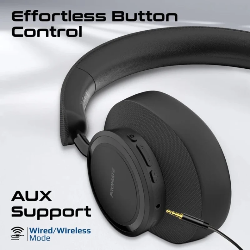 Беспроводные наушники Promate Takt Black