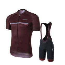 Велокостюм Santic CD WM0CT081J, размер M, красный