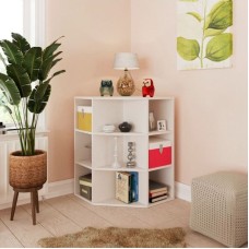 Stellaj, LDSP, 97.81.4х58х58 sm, rəflərlə, ağ