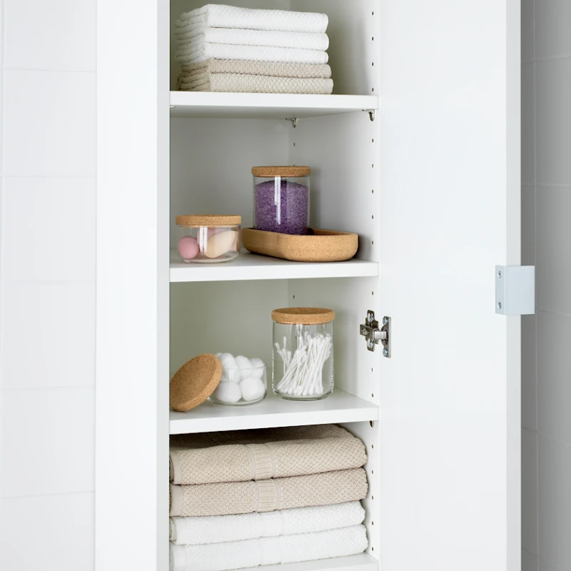 Набор органайзеров для ванной IKEA Saxborga, 5 предметов, стекло Набор органайзеров для ванной IKEA Saxborga, 5 предметов, стекло