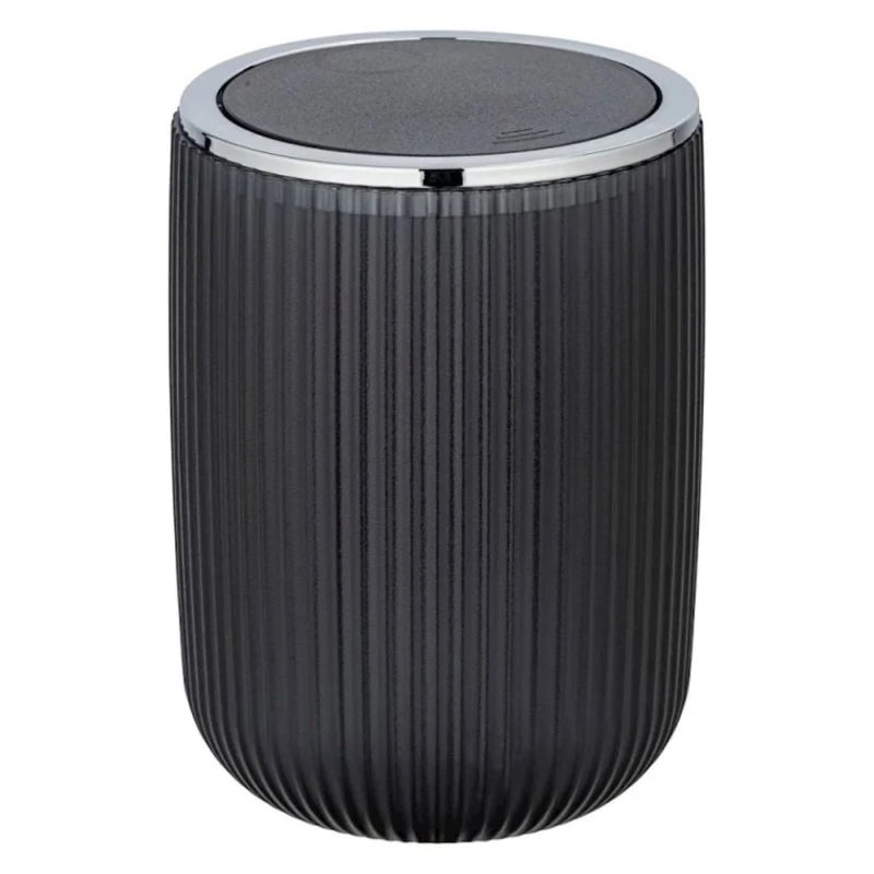 Мусорное ведро Wenko Agropoli, полипропилен, серое, 5.5 л Мусорное ведро Wenko Agropoli, полипропилен, серое, 5.5 л