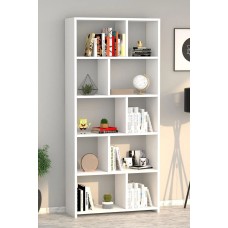 Stellaj Ev Plus 12115591, LDSP, ağ, 160x70x20 sm