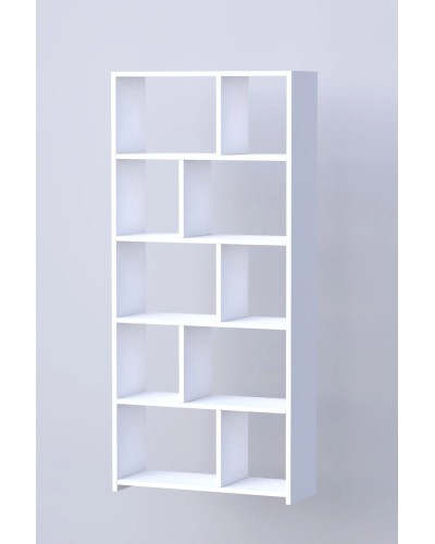 Stellaj Ev Plus 12115591, LDSP, ağ, 160x70x20 sm