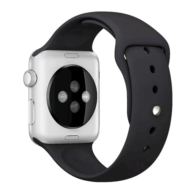 Ремешок Sport для Apple Watch 42/44/45/49mm Black Ремешок Sport для Apple Watch 42/44/45/49mm Black