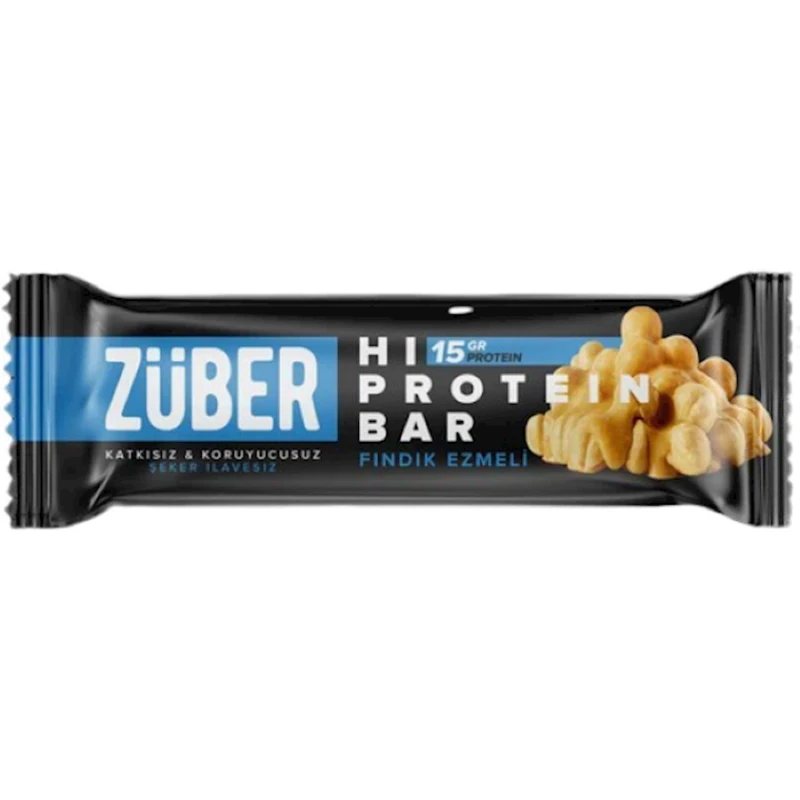 Протеиновый батончик Zuber Лесной орех, 45 г Протеиновый батончик Zuber Лесной орех, 45 г
