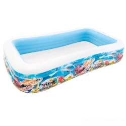 Детский надувной бассейн Intex 58485 Тропический риф 305х183х56 см, 1050 л, от 6 лет