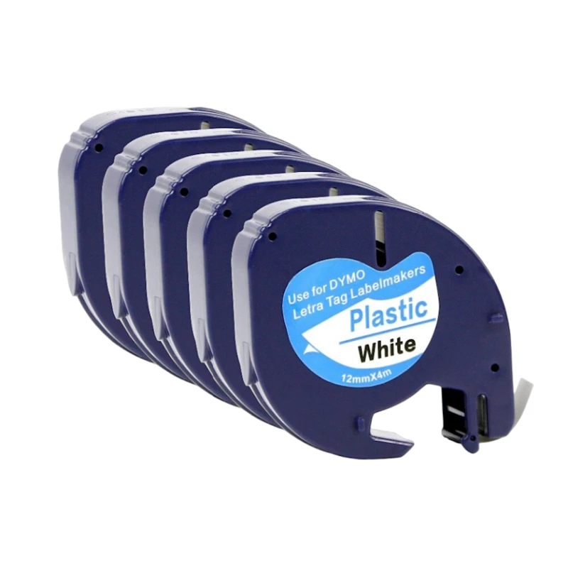 Лента для этикеток Dymo Tape Back/Red 12mmx4m Plastic 9120