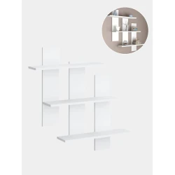 Полка Ev Plus Decoria 12115518, ЛДСП, белая, 60x82x87 см Полка Ev Plus Decoria 12115518, ЛДСП, белая, 60x82x87 см