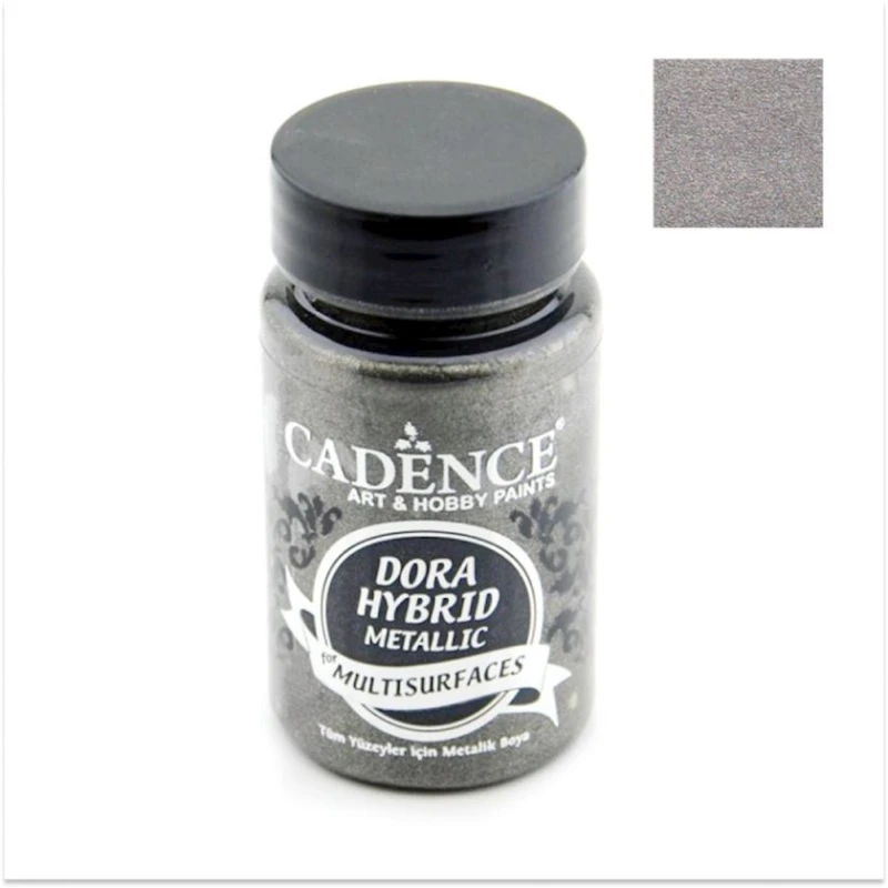 Краска-металлик Cadence Dora Hybrid Metallic for Multisurfaces 7138 Anthracite 90 мл