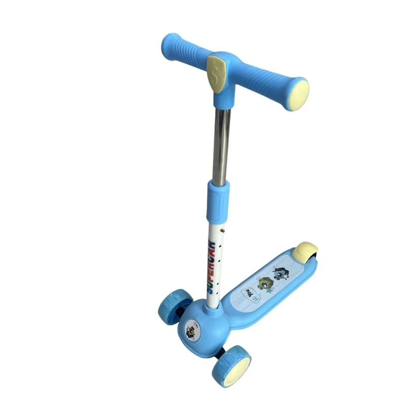 Самокат DML208, 3-7 лет, голубой