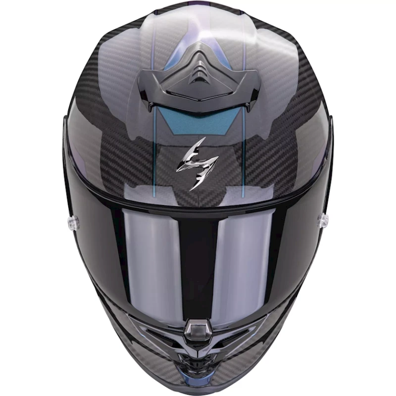 Motosiklet dəbilqəsi Scorpion EXO-R1 Evo Carbon Air Rally Black-Chameleon, ölçü XL