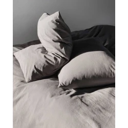 Комплект наволочек Arawaza, хлопок, серый, 50х70 см, 2 шт