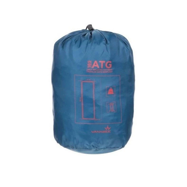 Самонадувающийся матрас Wanabee, 185x55x2.5 см, синий Самонадувающийся матрас Wanabee, 185x55x2.5 см, синий