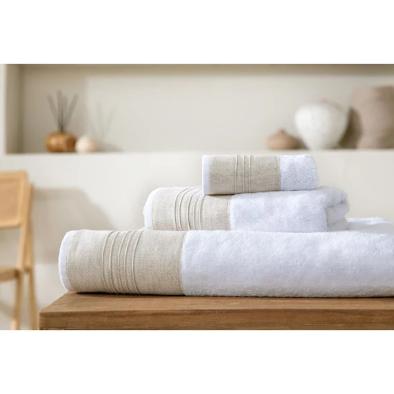 Полотенце для рук Yataş Korin, 50х90 см, хлопок, белое