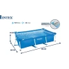 Бассейн каркасный Intex Rectangular Frame H28225588273NP, 450x220x84 см, 7127 л, синий Бассейн каркасный Intex Rectangular Frame H28225588273NP, 450x220x84 см, 7127 л, синий