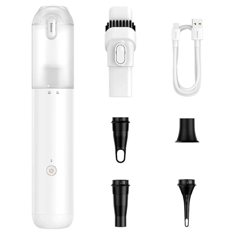 Avtomobil üçün simsiz tozsoran Baseus A3 lite Car Vacuum Cleaner White Avtomobil üçün simsiz tozsoran Baseus A3 lite Car Vacuum Cleaner White