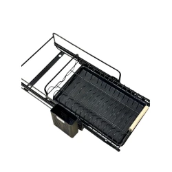 Сушилка для посуды Smil_1271, нержавеющая сталь, черная Сушилка для посуды Smil_1271, нержавеющая сталь, черная