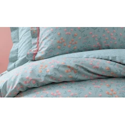 Комплект детского постельного белья для мальчиков Yataş Harpies, пододеяльник 100x150 см, простыня 120x190 см, наволочка 45x35 см, полутораспальный, хлопок, Mavi