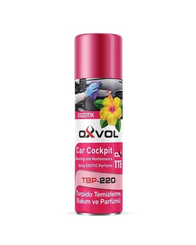 Avtomobil üçün ümumi təmizləyici sprey Oxvol TBP-220 Ekzotik ətirli, 220 ml