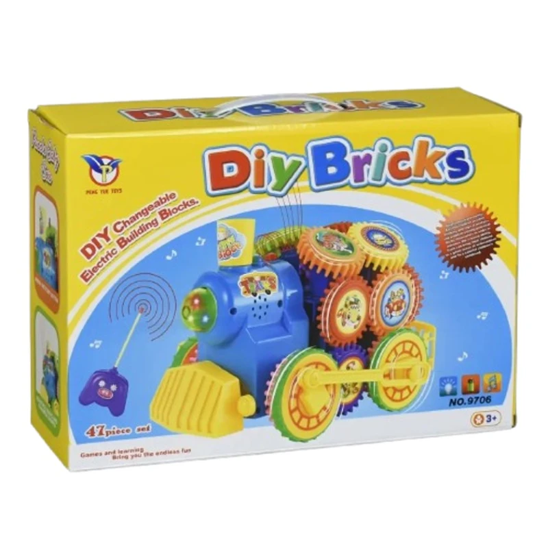 Конструктор Diy Bricks, 3+ лет, 47 элементов