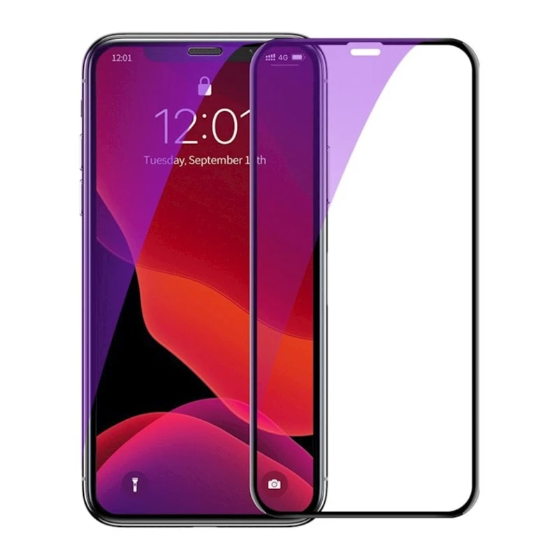 Qoruyucu şüşə Baseus Sgapiph65-ate01 Apple iPhone XS Max Black üçün