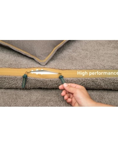 Yataq dəsti Yataş CoverMe High, yataq örtüyü 160x220 sm, mələfə 100х200 sm, yastıq üzü 50x70 sm, birnəfərlik, pambıq/poliester, qəhvəyi