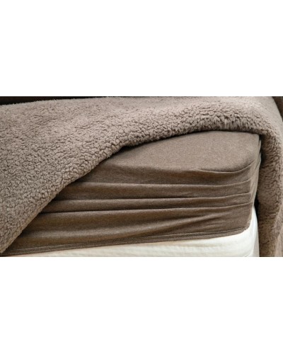 Yataq dəsti Yataş CoverMe High, yataq örtüyü 160x220 sm, mələfə 100х200 sm, yastıq üzü 50x70 sm, birnəfərlik, pambıq/poliester, qəhvəyi