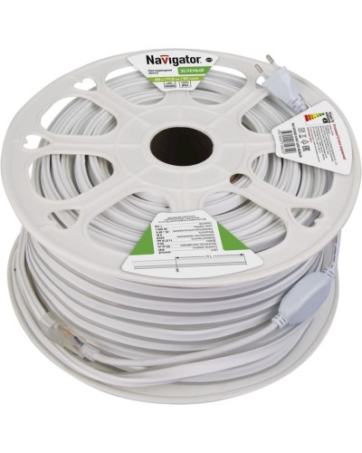 LED lent Navigator NLS-2835G92, 9Vt, IP67, 92əd/m, 220V, 20000x11.5x18mm, yaşıl