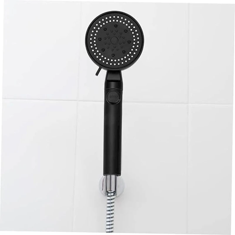 Лейка для душа Veemoon, черная, 26.5x9.2 см Лейка для душа Veemoon, черная, 26.5x9.2 см