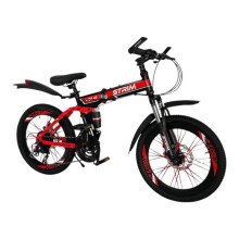 Velosiped smr499, qırmızı/qara