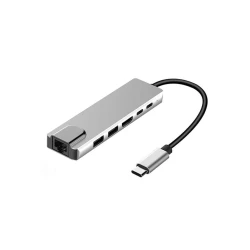 USB хаб Lipiworld 6in1 Type-C/USB/HDMI/RJ-45 USB хаб Lipiworld 6in1 Type-C/USB/HDMI/RJ-45