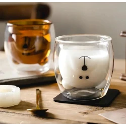 Чашка 7506, 250 мл, стекло, товар в ассортименте