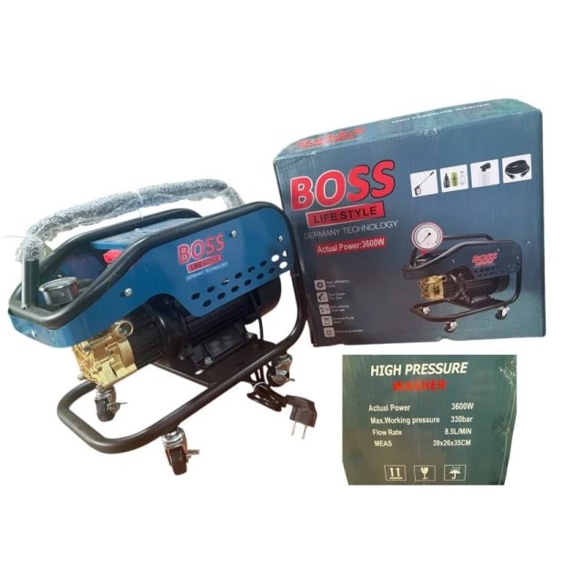 Yüksək təzyiqli yuyucu Boss 330bar 3600w Yüksək təzyiqli yuyucu Boss 330bar 3600w