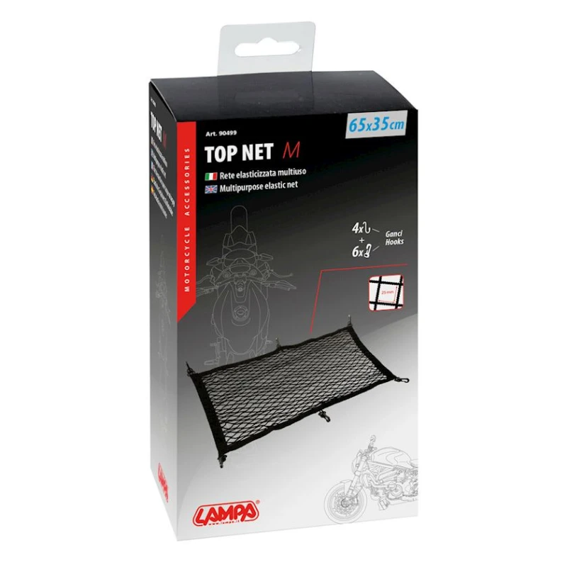 Motosikl üçün hörümçək-setka Lampa 90499 Top-Net, 65x35 sm Motosikl üçün hörümçək-setka Lampa 90499 Top-Net, 65x35 sm