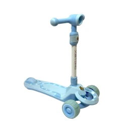 Детский самокат X3Tong_blue, голубой, 3-6 лет