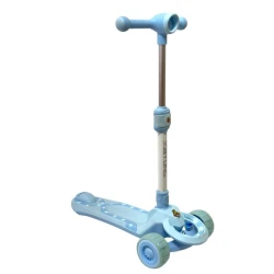 Детский самокат X3Tong_blue, голубой, 3-6 лет