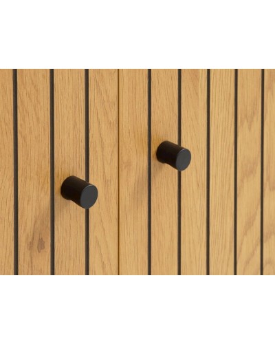 Bufet JYSK Hemdrup, qara/bej, 100x80x41 sm
