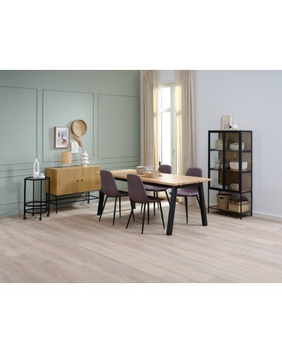 Bufet JYSK Hemdrup, qara/bej, 100x80x41 sm