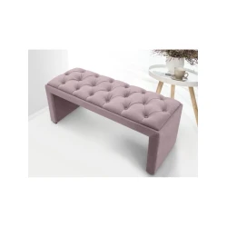 Скамейка 16, ткань, розовый, 40x35x80 см Скамейка 16, ткань, розовый, 40x35x80 см
