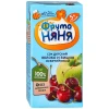 Детский сок ФрутоНяня яблоко и вишня, осветленный, 5+ месяцев, 0.2 л