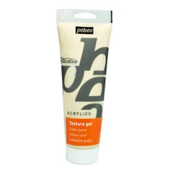 Текстурная паста Pebeo Studio Acrylics, Yellow Sand 250 мл