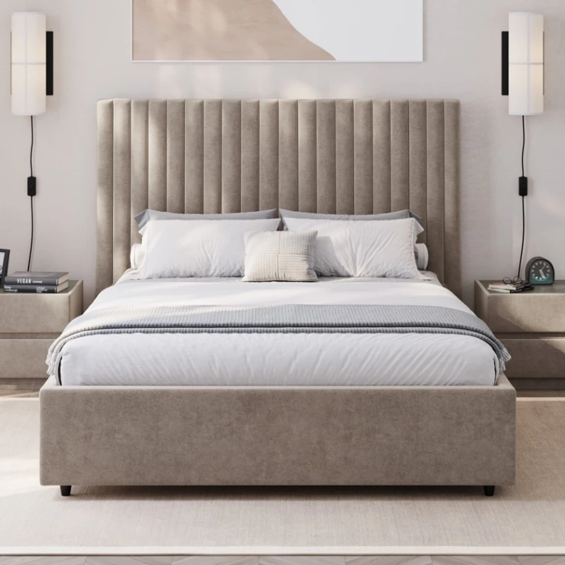 İki nəfərlik çarpayı Art_ikili_yataq 69, laminat/parça, 120x180х200 sm