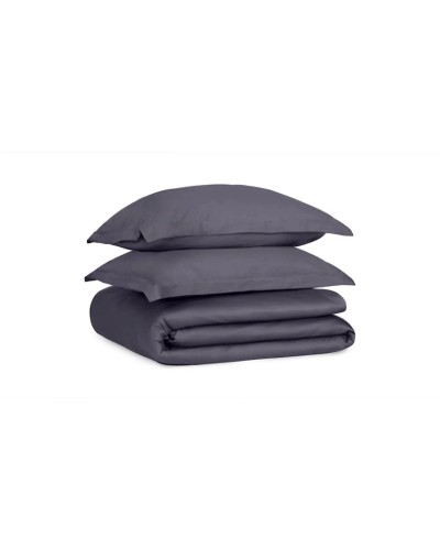 Yataq dəsti Askona Home Collection 1123, yorğan üzləri 200х220 sm, yastıq üzləri 50х70 sm, avro, satin, graphite, göy