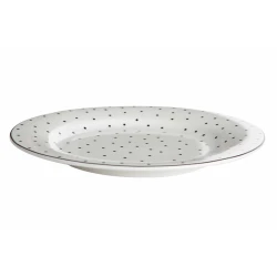 Тарелка Porland Hope, 23 см, фарфор, белая Тарелка Porland Hope, 23 см, фарфор, белая