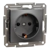 Розетка Schneider Electric Asfora EPH2900171, серая, 7.1х7.1 см Розетка Schneider Electric Asfora EPH2900171, серая, 7.1х7.1 см
