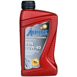 Моторное масло Alpine TS 10W-40, 1 л Моторное масло Alpine TS 10W-40, 1 л